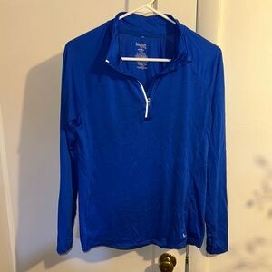 DanskinNow Blue Quarter-Zip Pullover